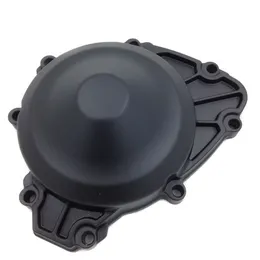 Copertura dello statore della cassa della manovella del motore sinistro in alluminio nero per Yamaha YZF-R1 2009-2014