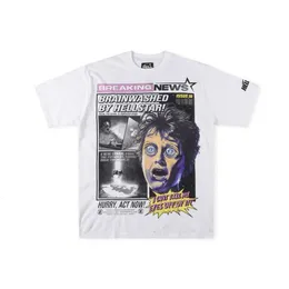 T-shirt Hellstar 2024 Designer T-shirt da uomo e da donna Moda Studi Hip Hop ultime notizie Tee T-shirt da uomo e da donna in puro cotone