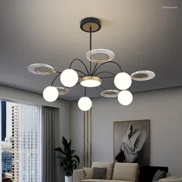 Kronleuchter Moderne Led Kronleuchter Beleuchtung Wohnzimmer Schlafzimmer Esszimmer Licht Einfache Persönlichkeit Blume Lampe Innen Glanz