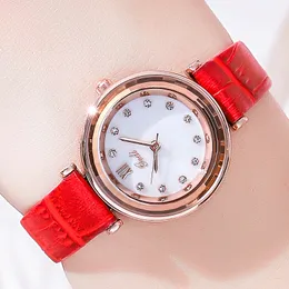 Womens Fashion Casual Retro kleine frische einfache Modegürtel wasserdichte Quarz Uhr x8