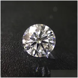 느슨한 다이아몬드 2.5ct 캐럿 8.5mm ef 컬러 모이 사니트 스톤 화려한 라운드 컷 선명도 vvs1 우수한 실험실 다이아몬드 반지 재료 d otggl