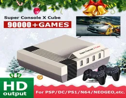 PSPPS1N64DCNESクラシックゲームレトロビデオゲームコンソールビルトイン90000ゲームワイヤ6595306用ポータブルゲームプレーヤースーパーコンソールXキューブ