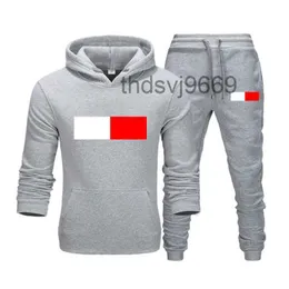 Tuta da uomo Luxury 2 pezzi Set Casual Felpe con cappuccio Felpa Pantaloni sportivi Tuta Adolescenti Sport Stampa Jogging S-3xl Abbigliamento Abbigliamento sportivo stampato Marchio CR68