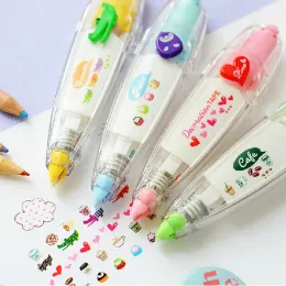 Sweet floral tape pen funny sticker kids stationery decor tapes label sticker paper correction tape ZZ