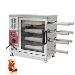 Macchina per cuocere la torta al camino 8 rulli Heavy Duty Kurtos Kalacs Suto Roll Grill Forno elettrico Macchina per la torta al camino ungherese