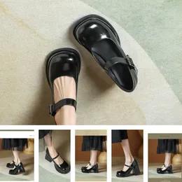 Marcas de luxo sapatos de vestido sandália de salto alto preto couro escovado slingback bombas preto branco couros envernizados