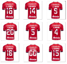 14 Chicharito Chivas Guadalajara Fußballtrikots I. BRIZUELA A. VEGA H.Mier J. ANGULO Angulo F. BELTRAN L. OLIVAS M. PONCE Heim-Auswärts-Fußballtrikots dhgate Custom