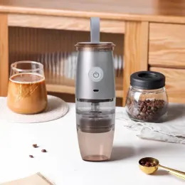 Mills 1pc Ny uppgradering Portable Electric Coffee Leber Type USB Charge Profession Ceramic Slip Core Coffee Beans Grinder