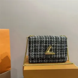 Tasarımcı Twis Çanta Zinciri Crossbody Kadın Çantası 10a Gerçek Deri Kadın Omuz Çantaları Siyah Çantalar Moda Yüksek Kalitesi