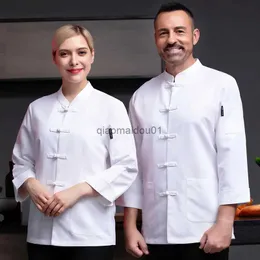 Outros Vestuário C317 Unissex Manga Longa Master Cook Uniformes de Trabalho Restaurante Hotel Garçom Casaco Cozinha Roupas de Trabalho Roupas Food Service Chef Tops