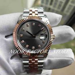 Supe BP Versão de Fábrica Relógio 41MM 126331 Jubilee Strap Triangular Pit Pattern Moldura 2813 Movimento Automático Rosa Ouro Inoxidável S311h