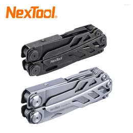 전문 핸드 툴 세트 Nextool 다기능 플라이어 커터 세트 생존 가위 와이어 스트리퍼 커터 접이식을위한 야외 나이프