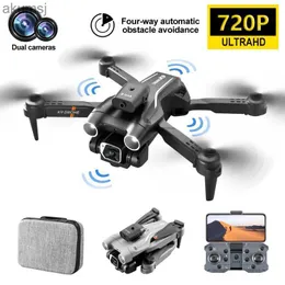 Drönare Ny K9 RC Drone HD Camera RC Helicopter Dual Camera Professional Wide Angle Optical Flow Positioning Quadcopter Airplane Toys YQ240129
