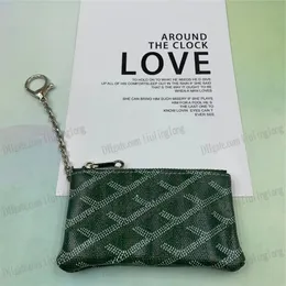 designer key wallets coin purse women luxury leather wallet keychain pouch change pocket clutch stripe printing portable men coin purses mini lady coin pocket