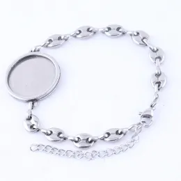 Braccialetti di braccialetti in acciaio inossidabile da 5 pezzi in acciaio in acciaio in acciaio in acciaio in acciaio inossidabile.