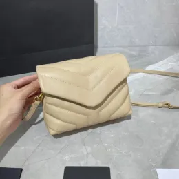 2024 10A qualità nuove donne Luxurys Designer Borse in pelle da donna Designer piazza grasso LouLou mini borsa a tracolla moda trapuntata Flap messenger bag borse di lusso