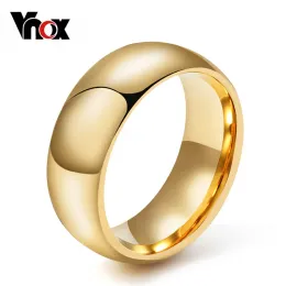 Band vnox 100% volframring för män 8mm bröllop klassiska smycken smidig hand polering oss 6 7 8 9 10 11 12 13