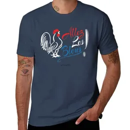 Homens camisetas Allez Les Bleus Camisa França Futebol Futebol Camisa T-shirt Pesos Pesados Anime Roupas Suor Camisas Homens