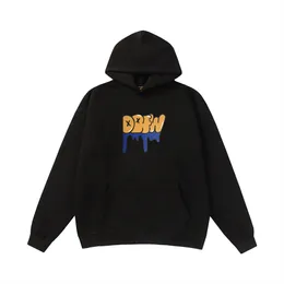 Nova Moda Mens Hoodies Moletons Designer Mulher Casual Carta Com Capuz Derreter Letras e Pilha Puro Algodão Versátil Luxo S-XL