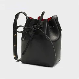 Moda bolsa tote ansurstudios mini balde mansur feminino couro real ombro gavriel senhoras crossbody s pequeno para menina 220418227t