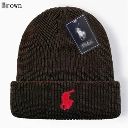 Boa qualidade novo designer polo gorro unisex outono inverno gorros chapéu de malha para homens e mulheres chapéus clássicos esportes crânio bonés senhoras casual z15