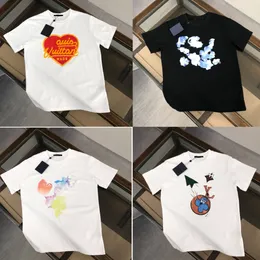 24FW L T-Shirt Erkek Tasarımcı Tişört Tee Egzersiz Gömlek Erkekler için Büyük Boy%100 Pamuk Tişörtleri Vintage Kısa Kollu L87979