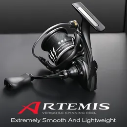 Tsurinoya Spinning Fishing Reel Artemis 800 1500S 2500SH 3000SH Sığ Makara Çok yönlü Döküm Yüksek Hızlı Tekerlek 240127