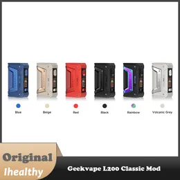 GeekVape L200 Legend 2 Classic Mod 200W alimentato da doppia batteria 21700/18650 Schermo da 1,08 pollici