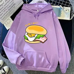 남성용 후드 땀 촬영 셔츠 gudetama 까마귀 패션 여성 Harajuku Aesthetic Graphic Funny Kawaii Hoodies Unisex 만화 캐주얼 풀오버 스웨트 셔츠 옷