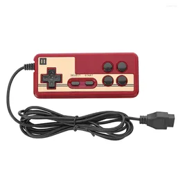 وحدات التحكم في اللعبة 2-1PCS مقبض سلكي 8 بت 9PIN وحدة التحكم في ألعاب عصا التحكم GAMEPAD Universal لـ Coolboy Subor NES FC