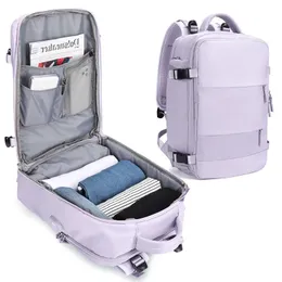 35L Zaino multifunzionale Borsa da viaggio Borse a tracolla impermeabili da donna Zaino per laptop con ricarica USB mochilas con tasca per scarpe 240119