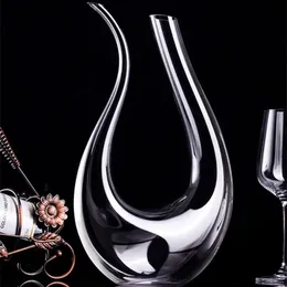 15L أوروبا ستايل بوت الرصاص الكريستال الزجاجي decanter ushaped القيثارة السريعة موزع النبيذ الأدوات المنزلية 240119