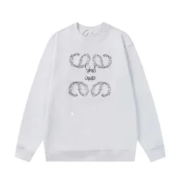 Moda casual Loes classic 2023 Autunno / Inverno manica lunga nuovo maglione girocollo icona ricamata Comodo stile di coppia sciolto di marca