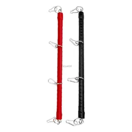 Bondage Acciaio inossidabile Metallo regolabile Spreader Bar Bondage Set Unisex Hogtie Polsini alla caviglia Fetish bdsm Restrizioni Catene Giocattolo del sesso