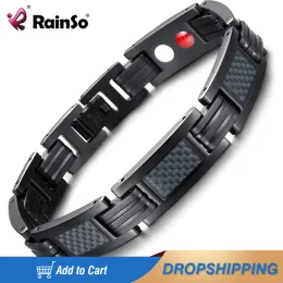 Bracelets RainSo New Fashion Wave Style Magnetic Healthy Bracelet For Women Promote Metabolism Charm Chain Link Hologram Bracelet