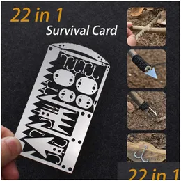 기타 패션 액세서리 실외 캠 용품 Mtifunctional Survival Tools 낚시 장비 후크 카드 3zyv 드롭 배달 DHXOP