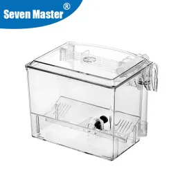 Tanks Aquarium External Isolation Box Electric Hanging Isolation Box with Water Pump Isolation Guppy Baby Fish Breeding Fish Tank Box