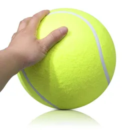 Теннисный мяч для собак 8 дюймов, гигантская игрушка для домашних животных, жевательная подпись Jumbo, детские игрушки для ваших любимых щенков, собак 240124