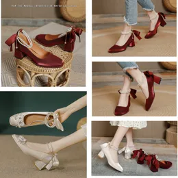 Модельные сандалии, атласные туфли-лодочки с острым носком на пятке и галстуком-бабочкой, туфли на высоком каблуке с кристаллами, женские дизайнерские туфли для свадьбы и вечеринки