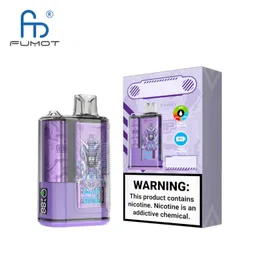 Funot Crystal 12000, Hurtowa hurtowa Vape, wysoko zaciągnięta, jednorazowe Vape, płynna dioda baterii z cewki siatkowej Pokazano pasek Vape z 36 dostępnymi smakami