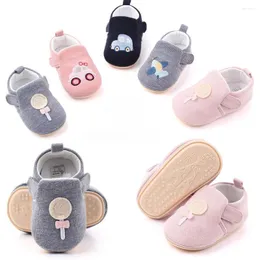 Erste Wanderer Geboren Frühling Und Herbst Stil 0-18 Monate Cartoon Babe Jungen Casual Anti Drop Baby Schuhe Weiche Sohle Mädchen Gehen