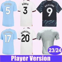 23 24 Haaland Walker Player Soccer Jerseys Ruben Bernardo Phillips Stones Ake Kovacic Grealish Home Away 3rd Special Editionsフットボールシャツ