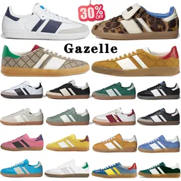 designer Gazelle Sneakers sam bas Scarpe casual scarpe sportive stile scarpe da ginnastica unisex 2024 nuove appena rilasciate Vegan Nero Bianco Gum Uomo Blu Beige