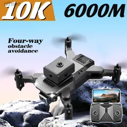 Droni KY912 Mini Drone 10K HD Camera 360 Evitamento ostacoli 6000M Pressione dell'aria Altitudine fissa Giocattoli di controllo remoto professionali YQ240129