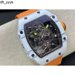 Zegarek Richarda Richardmill Aaaaa Tourbillon Superclone RM27-02 Watches 5B6P Wysokiej jakości auto mechaniczny ruch szkieletowy Montre Lux