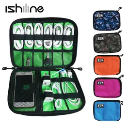Gadget Organizer USB Cable Cable Bag Travel Digital Electronic Accessories Pouch Case Charger Power Bank Kit 240119
