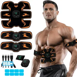 Smart EMS Wireless Muscle Simulator Pitness Trainer Trainer Training Electric Electric Loss Vinive Stickers Body Slimming Massager 240118