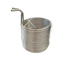 Tang 3/8 "x 50 'Wort Chiller, matklass 304 rostfritt stål, ölkylspole eller maltjuice kylare för homebrew eller litet bryggeri