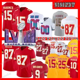 2024 kc Travis Kelce Patrick Mahomes Futbol Forması Superbowls Lviii Nick Bolton Isiah Pacheco Felix Anudee-Uzomah Creed Humphrey Chris Jones Jersey Erkek Kadın Kid