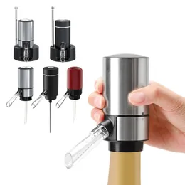 Şarap Havalandırıcı Dispenser Bar Aksesuarları Elektrikli Kırmızı Viski Decantter Pourer Otomatik Havalandırıcı Pourers Party Mutfak Araçları 240119